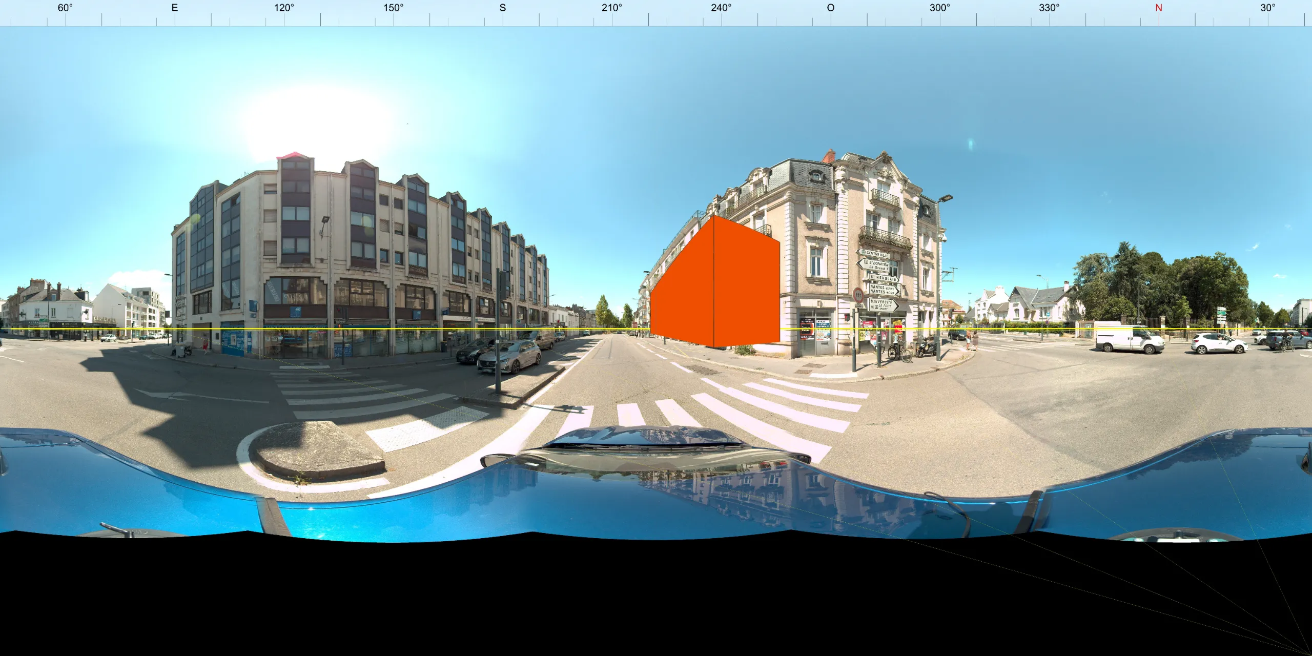 QCALVIEW au-delà de la photo : annoter un trajet à partir de vues Panoramax